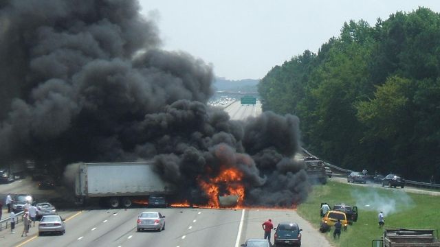 I-40 Crash Costs Thousands, But Who Should Pay?