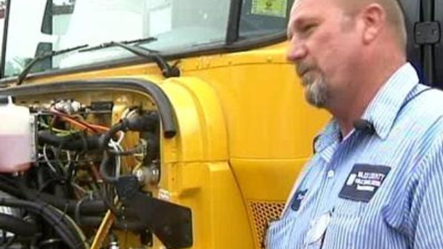 Wake County Testing Hybrid School Bus