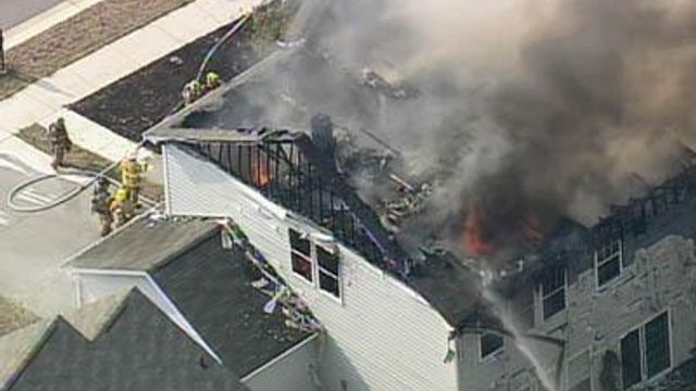 Sky 5 Coverage of Rolesville House Fires