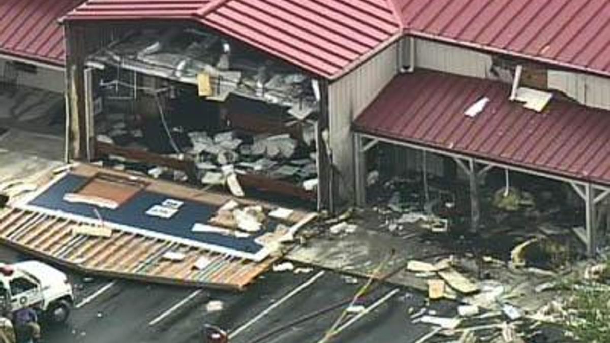 Sky 5 coverage of plane crash