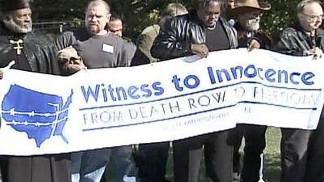 Exonerated Inmates Protest Death Penalty