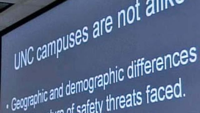 Task Force: UNC Campuses Must Develop Own Safety Guidelines