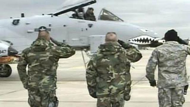 Warthogs Make Final Takeoff From Pope Air Base