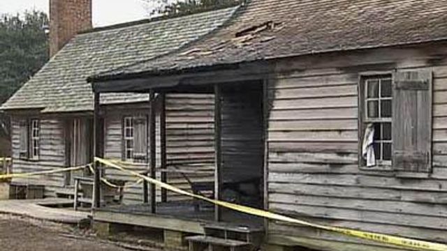 State Historic Site Catches Fire