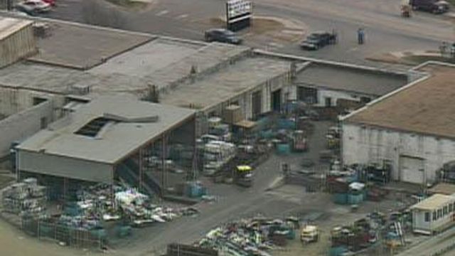 WEB ONLY: Sky 5 Coverage of Explosion at Scrap Metals Plant