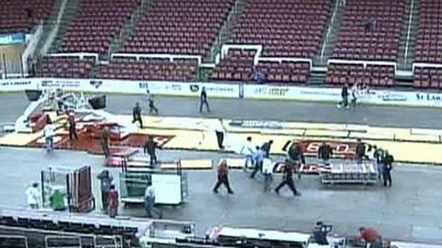 Time-lapse Video of RBC Court Changeover