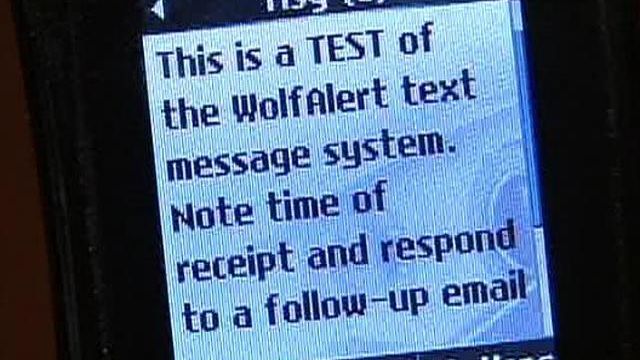 N.C. State's 'WolfAlert' System Passes Test