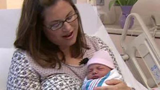 Web  Only: Parents Didn't Expect Quick Birth