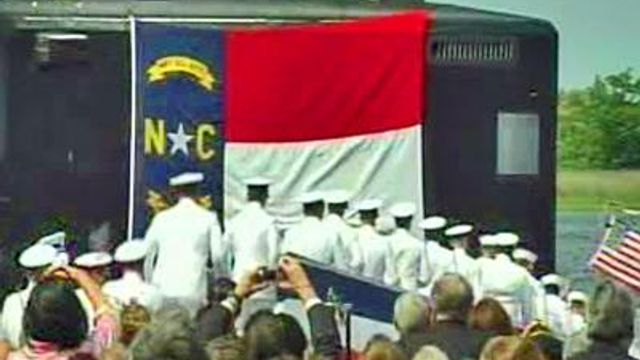 USS North Carolina commissioned