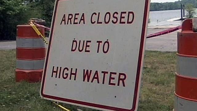 High water closes Kerr Lake campsites
