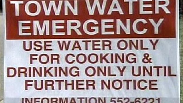 NC towns rush to secure water after line breaks