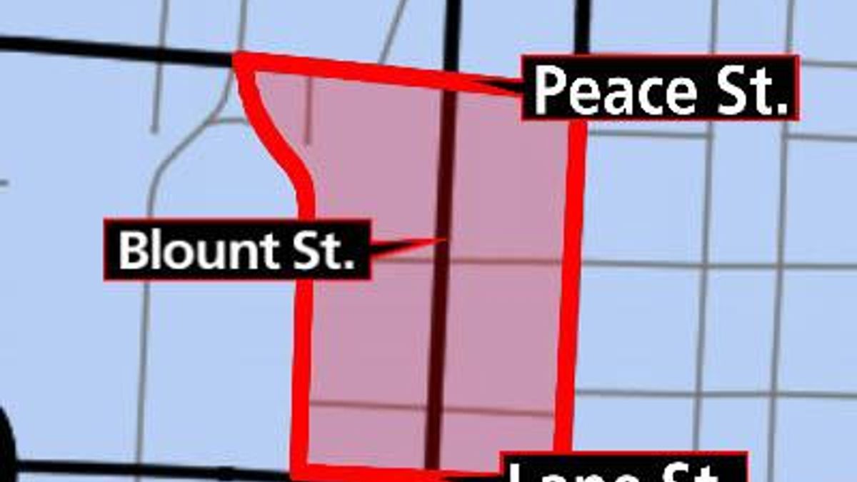 Blount Street Commons map