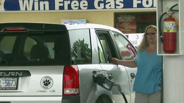 Businesses give away gas cards