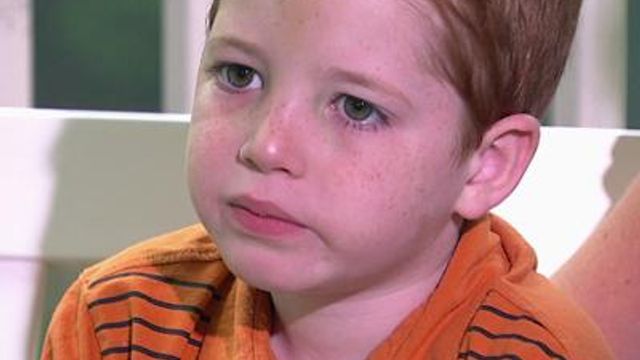 Second-grader left by bus driver