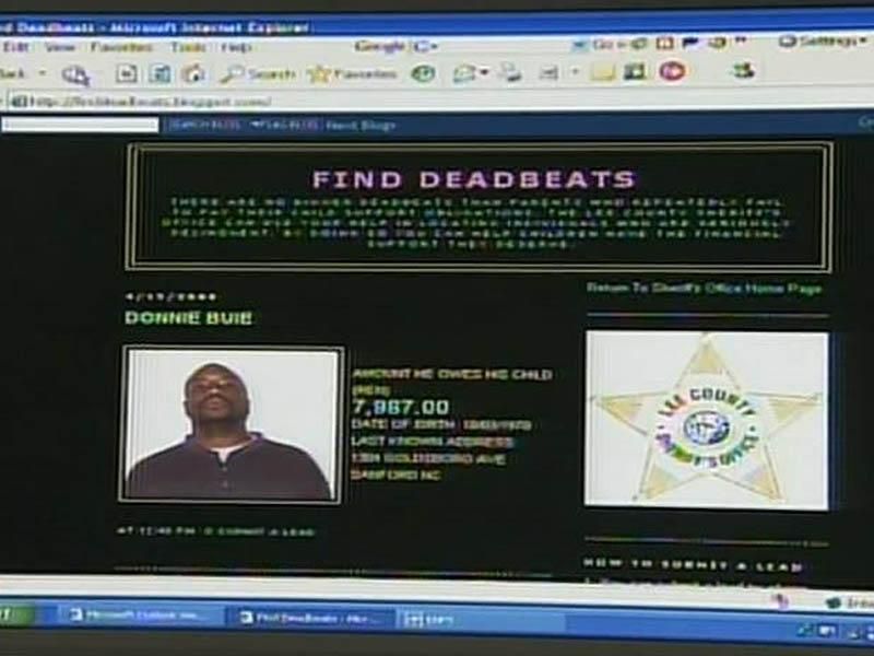 Web site features Lee County deadbeat parents