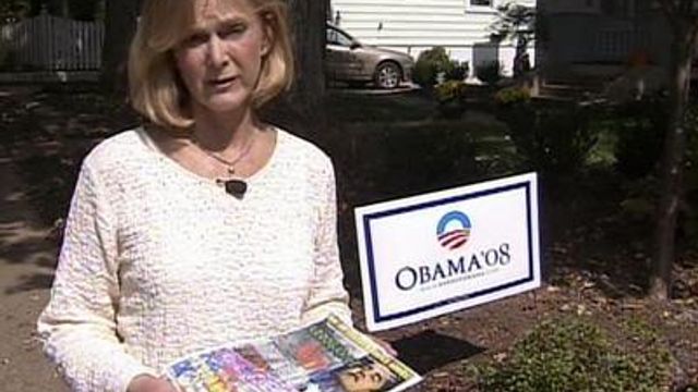 McCain, Obama signs reported stolen from supporters' yards