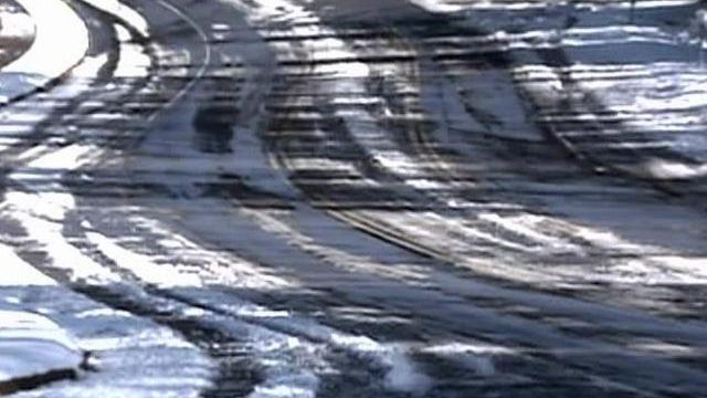 Drivers look out for slush, ice after storm