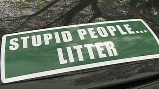 Fayetteville man tries to end litter