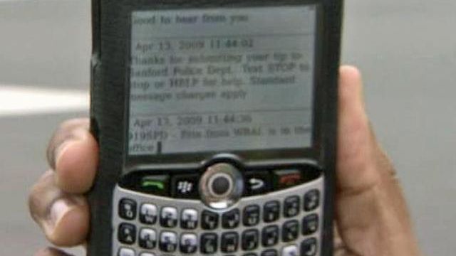 Texting helps Sanford police fight crime