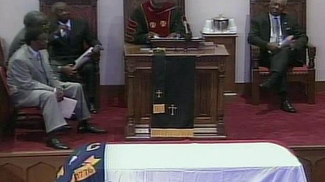 Web only: Funeral for state Sen. Vernon Malone