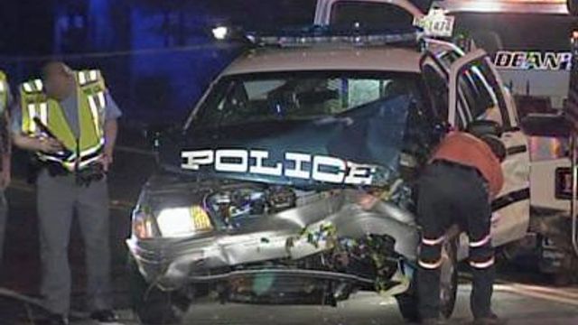 Raleigh Police officer injured in wreck