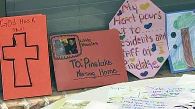 Flowers, cards bring comfort to victims