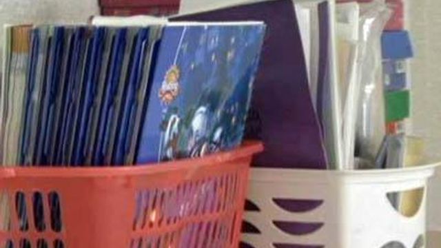 Groups collect donated school supplies