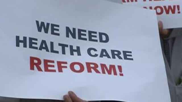 Health care reform focus of rally