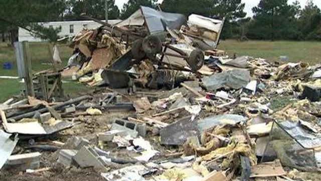 Police: Goldsboro man bulldozed house