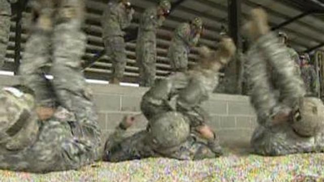 Soldiers train at Fort Bragg