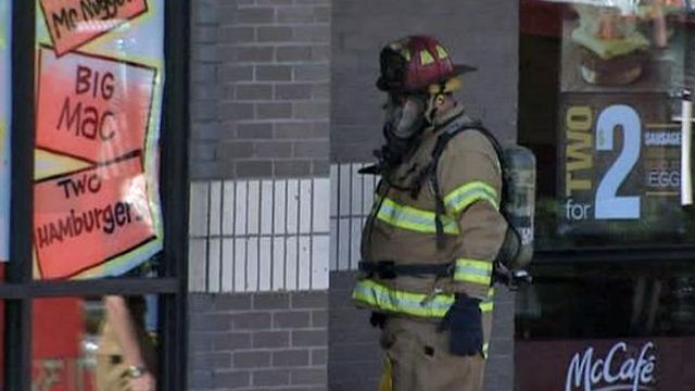 McDonald's haz-mat incident hospitalizes six