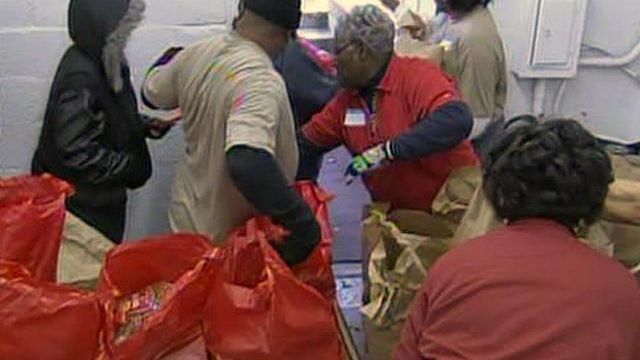 Thousands to line up for free groceries