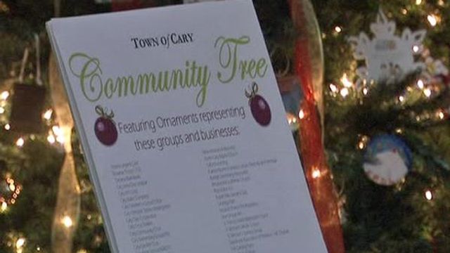 'Community Tree' sparks holiday debate in Cary