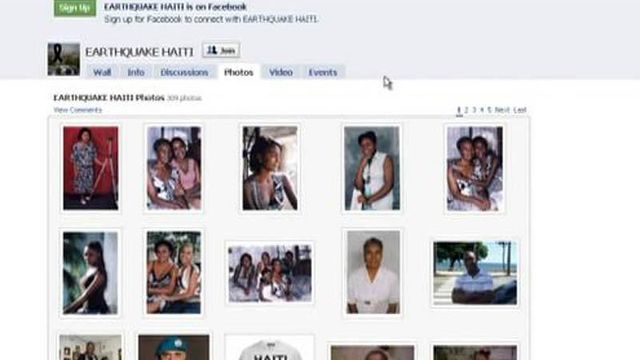 Twitter, Facebook link Haiti with world