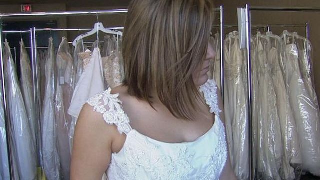 Brides-to-be buy gowns, help cancer patients