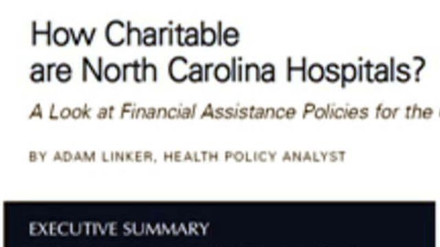 Report: Hospital info on care for needy scant