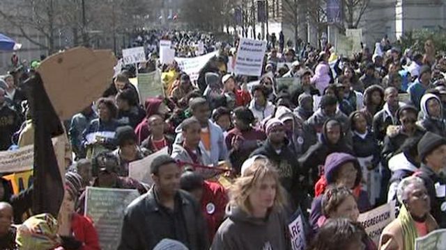 Jobs, education focus of annual civil rights march