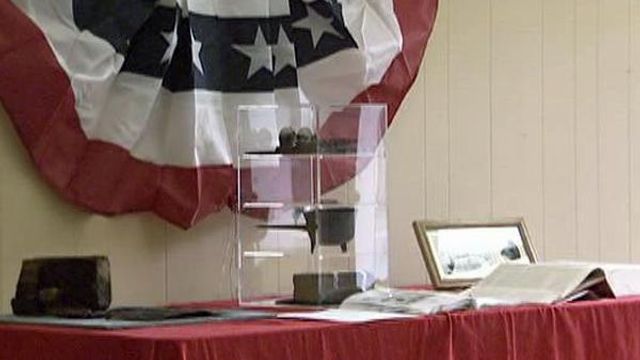 Courthouse artifacts displayed during street fair