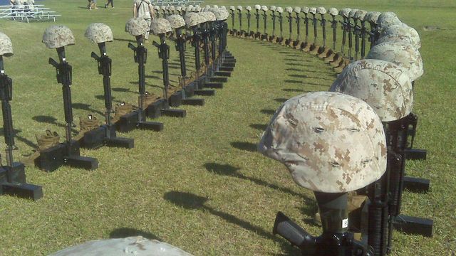Fallen Marines, sailors remembered