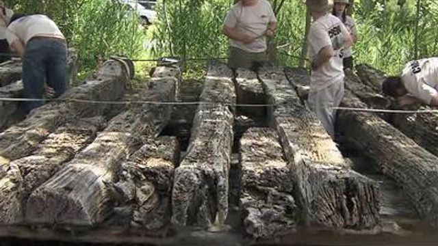 Archaeologists study 400-year-old ship