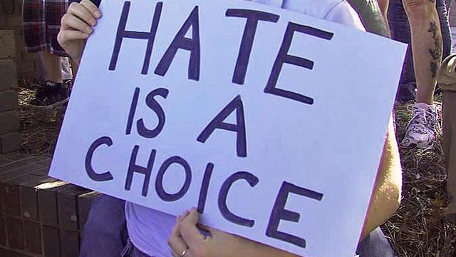 Group rallies for tolerace at Raleigh shopping center