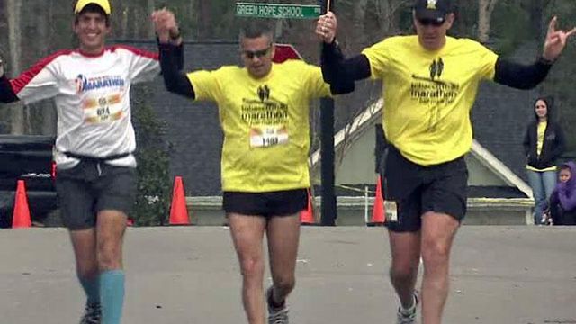 Iraq vet runs marathons to feel alive