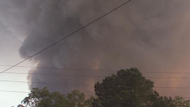 Wildfire creeps close to Cumberland homes