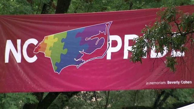 Gay pride events draws marriage amendment opponents, supporters