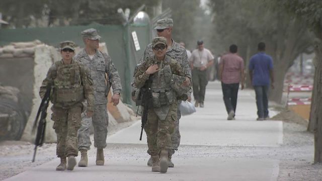 Marines, soldiers cross paths at Bagram