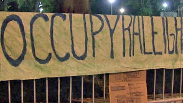'Occupy Raleigh' protesters rally overnight