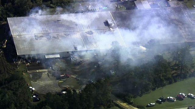 Crews battle fire at Kinston textile plant
