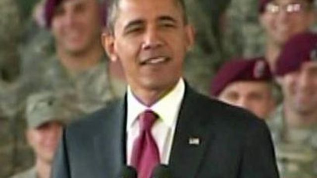 President visits Fort Bragg, marks end of Iraq war