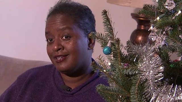United Way donates Christmas tree to Durham family