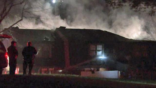 Fire strikes Raleigh townhouses